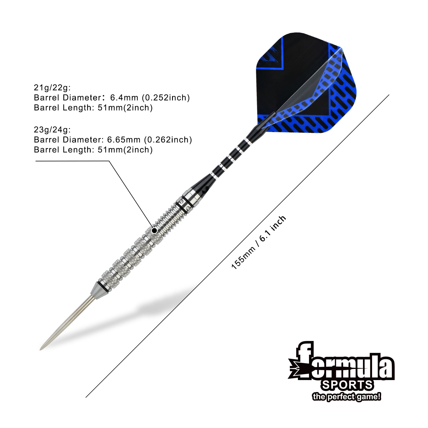 FST180 GEN1 Silver Dart Set (Pack of 3)