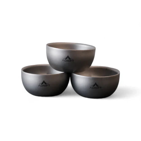 Ultralight Pure Titanium 6-piece Mug and Cup Tea set