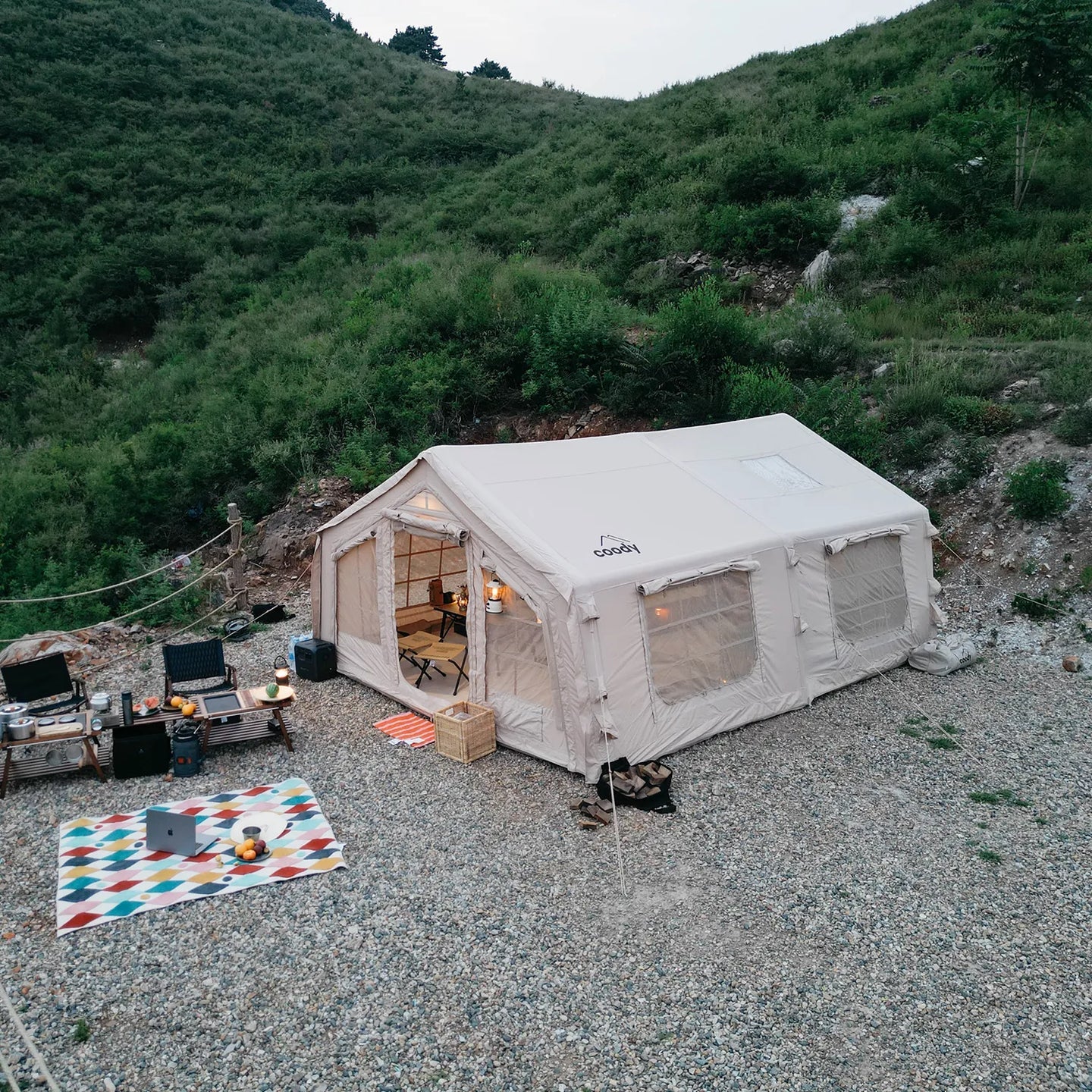 Inflatable Tent - Villa 13.68 (for 4 to 8 Persons)