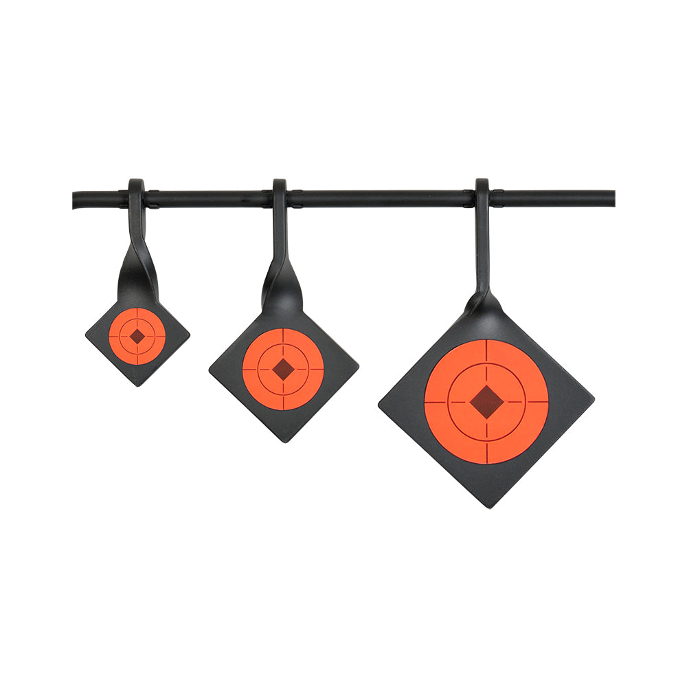 Outdoor Auto Reset Triple Steel Spinner Shooting Target Stand