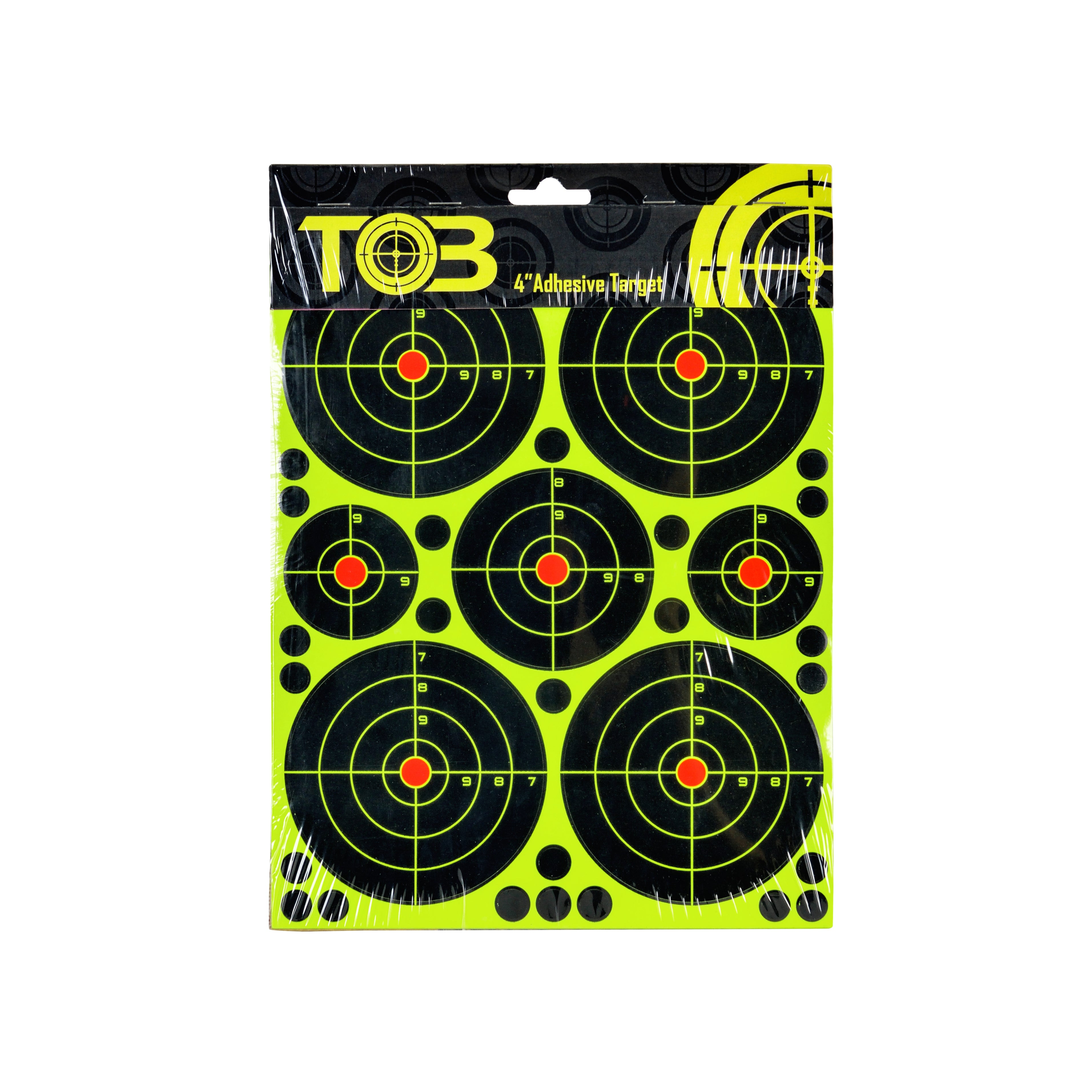 Splatter Adhesive Ring Targets with 7 Stickers (Pack of 10)