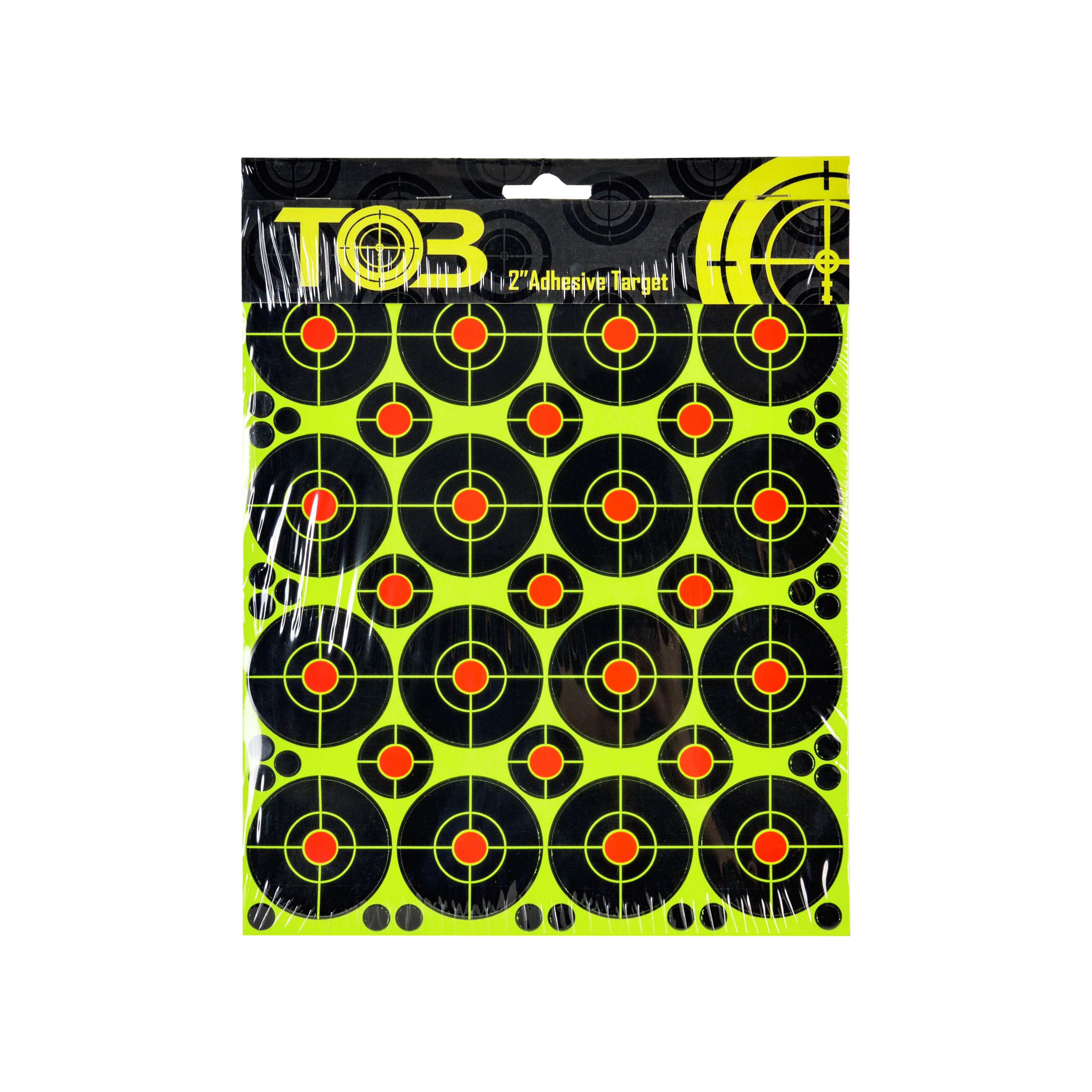 Splatter Adhesive Ring Targets with 16 Stickers (Pack of 10)