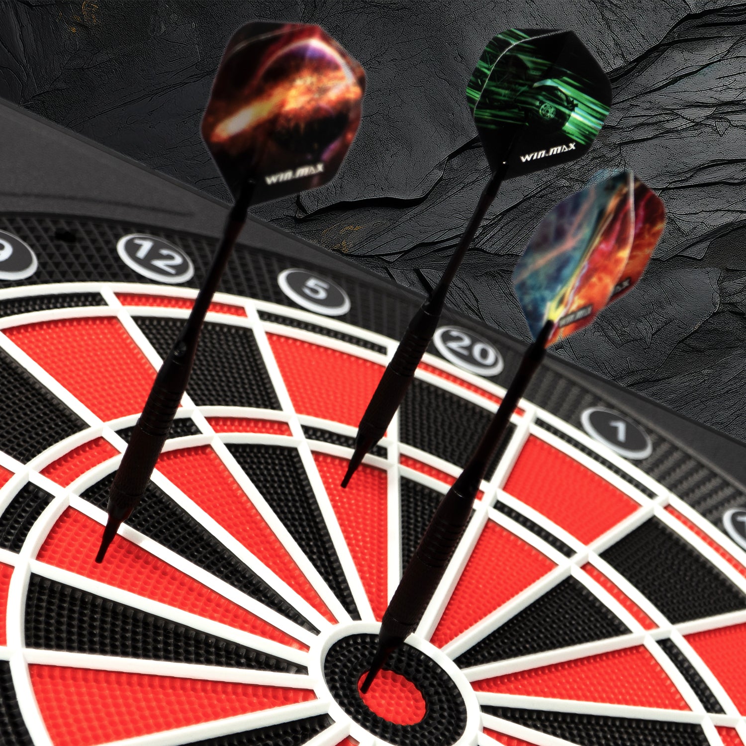 8-Player LED Electronic Dartboard Set