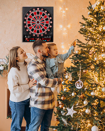 8-Player LED Electronic Dartboard Set