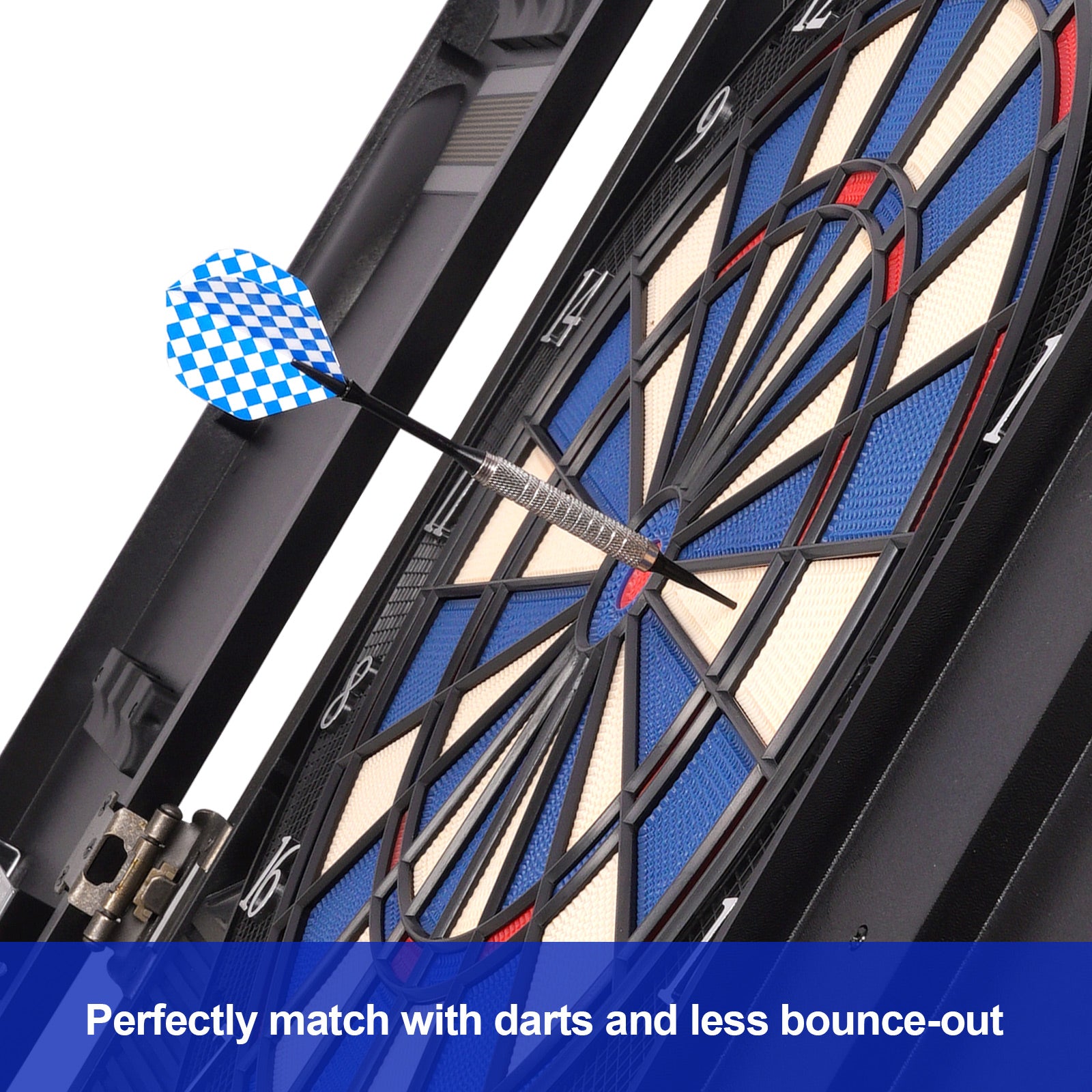 16-Player Electronic Dartboard Cabinet Set
