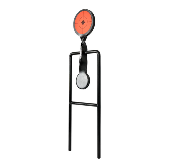 Outdoor Auto Reset Double Mag Steel Spinner Shooting Target Stand (Type A)