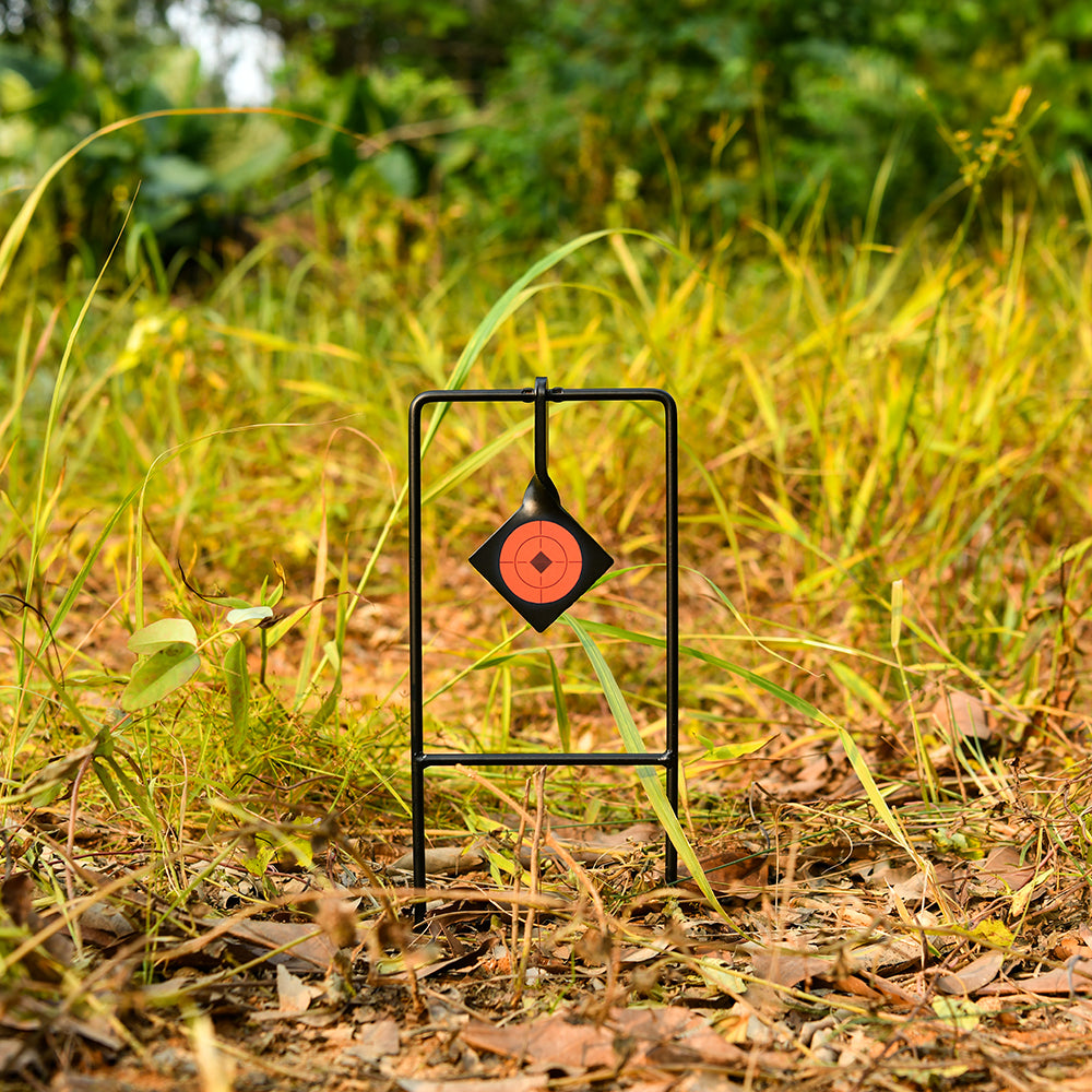 Outdoor Auto Reset Single Steel Spinner Shooting Target Stand