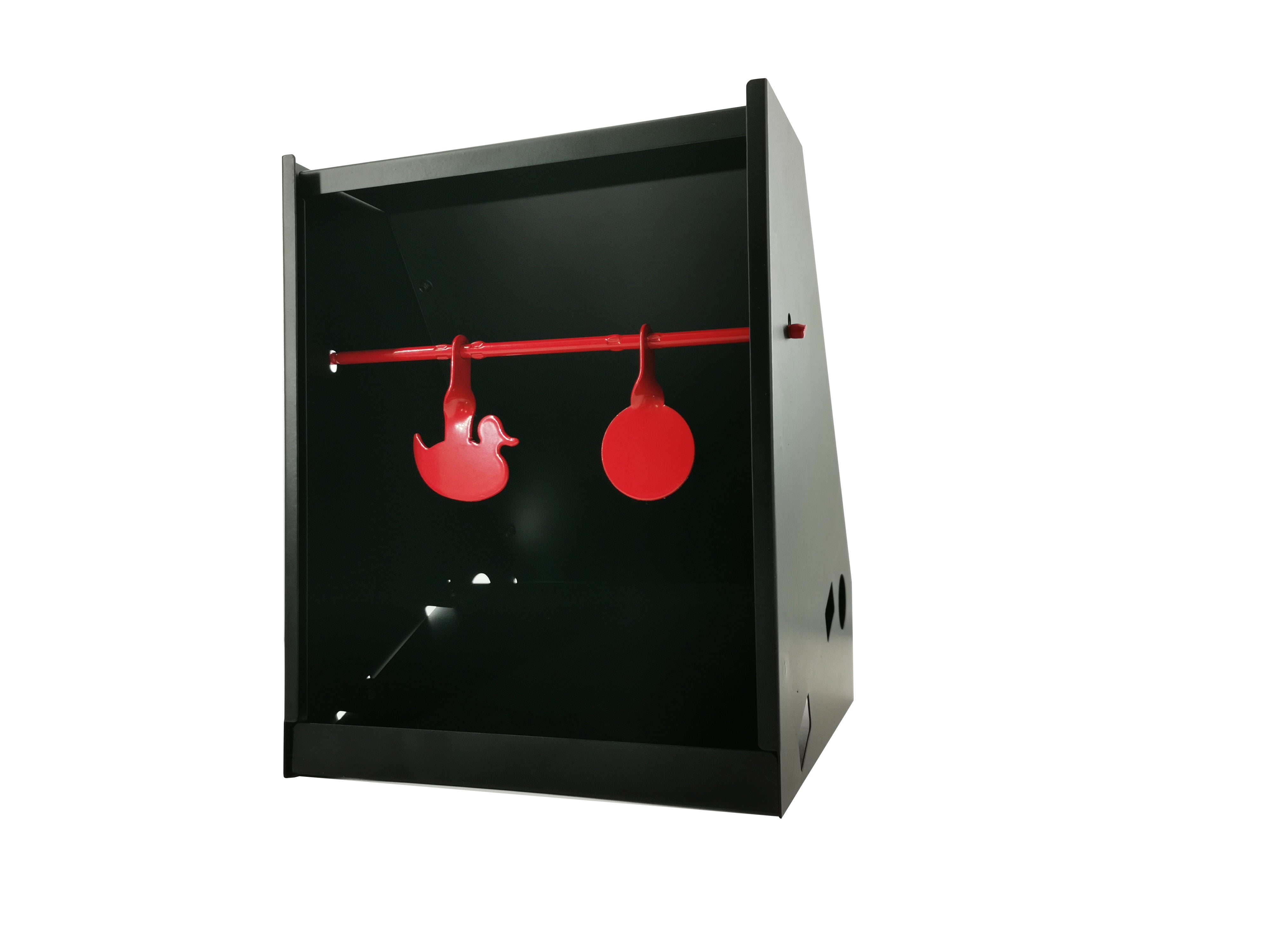 Airgun Pellet Catcher with Paper + Spinning Metal Targets