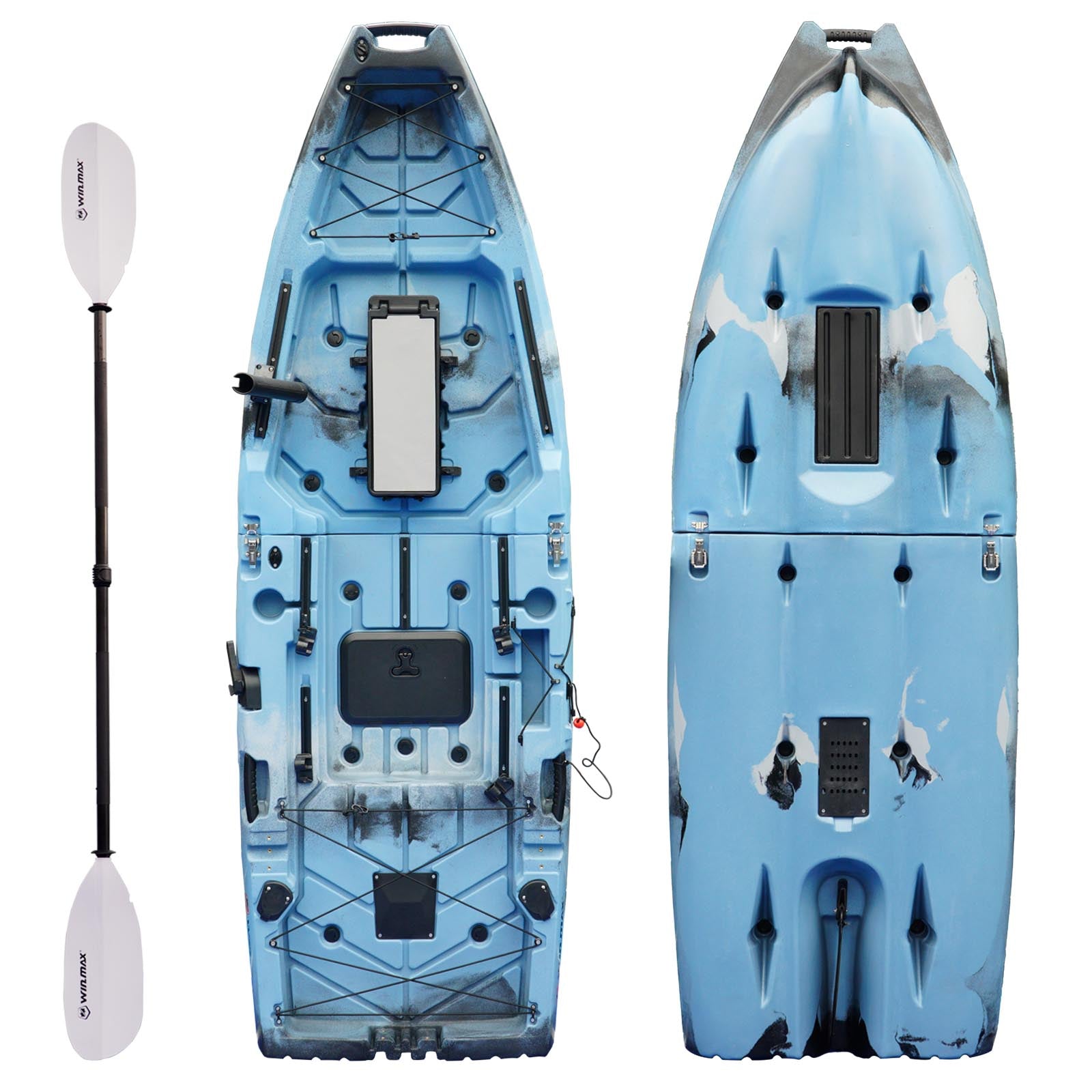 9ft Long Modular Sit-on-Top Fishing Kayak