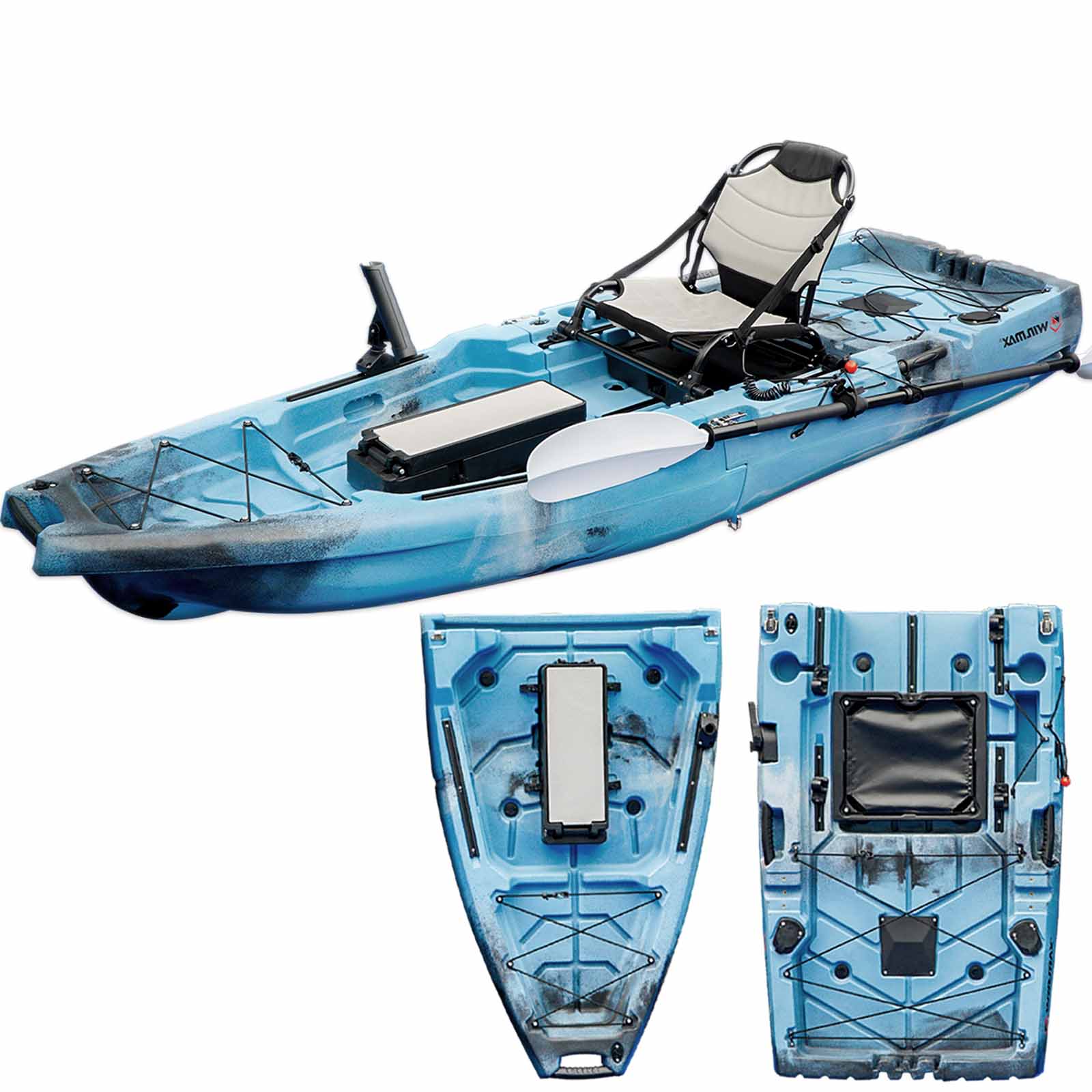 9ft Long Modular Sit-on-Top Fishing Kayak