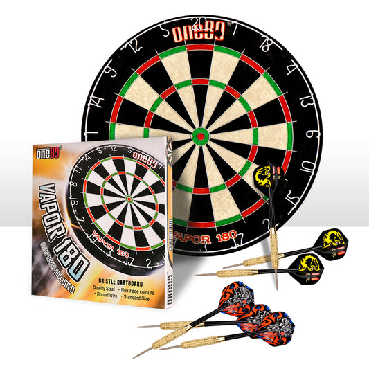 Vapor Dartboard + Darts Combo