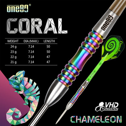 Chameleon Coral Dart Set (Pack of 3)