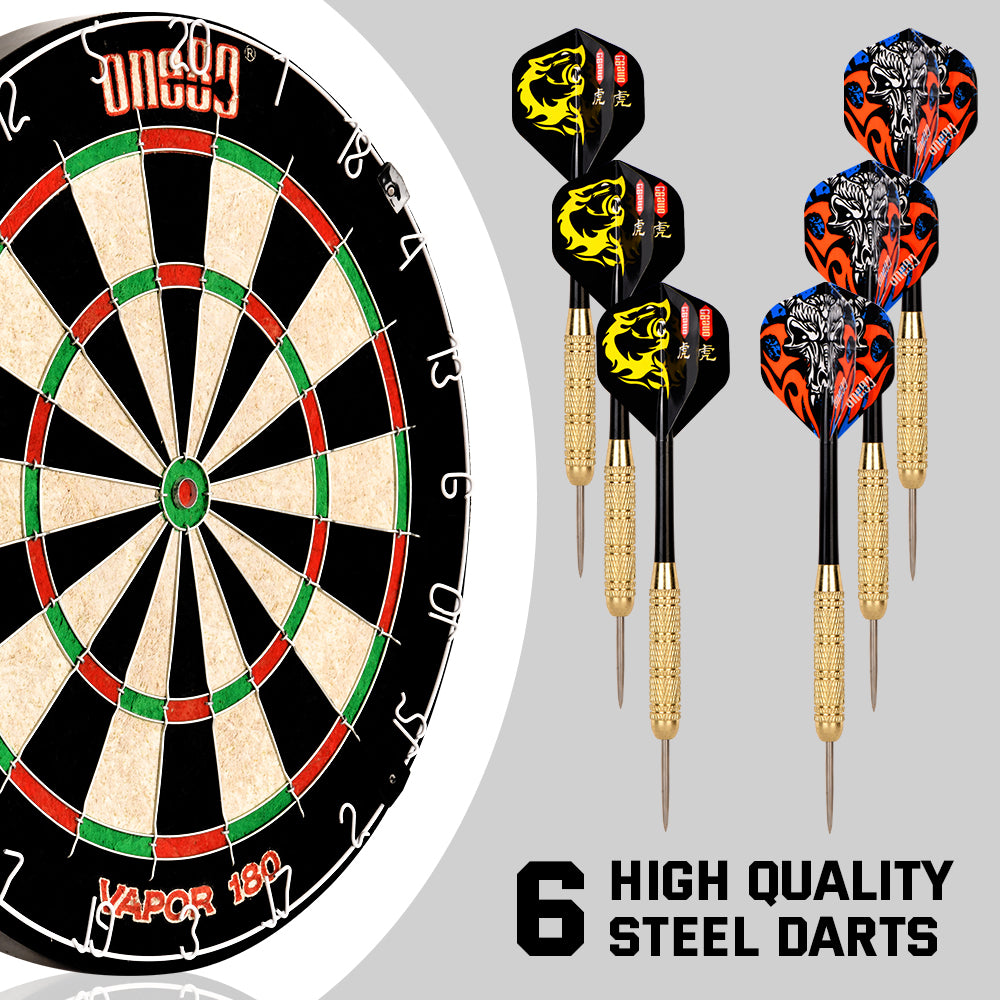 Vapor Dartboard + Darts Combo