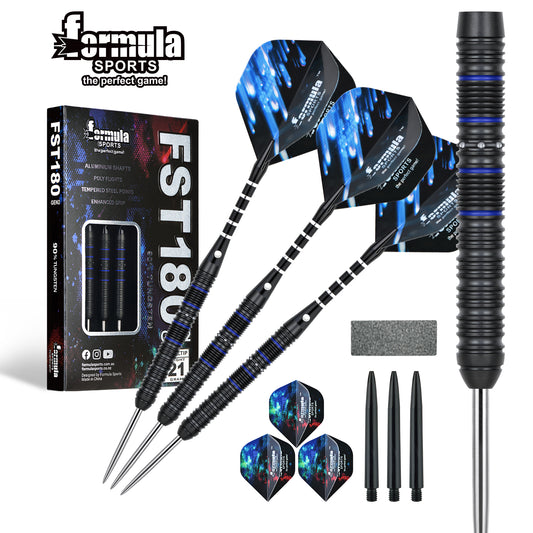 FST180 GEN2 Black + Blue Dart Set (Pack of 3)