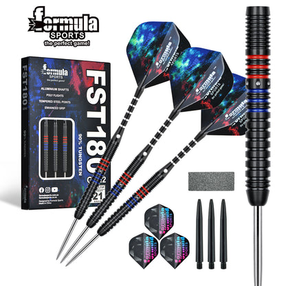 FST180 GEN2 Black + Red + Blue Dart Set (Pack of 3)