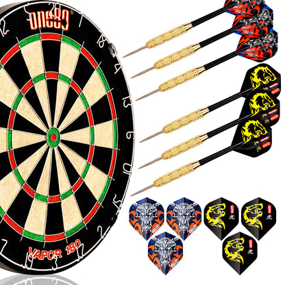 Vapor Dartboard + Darts Combo