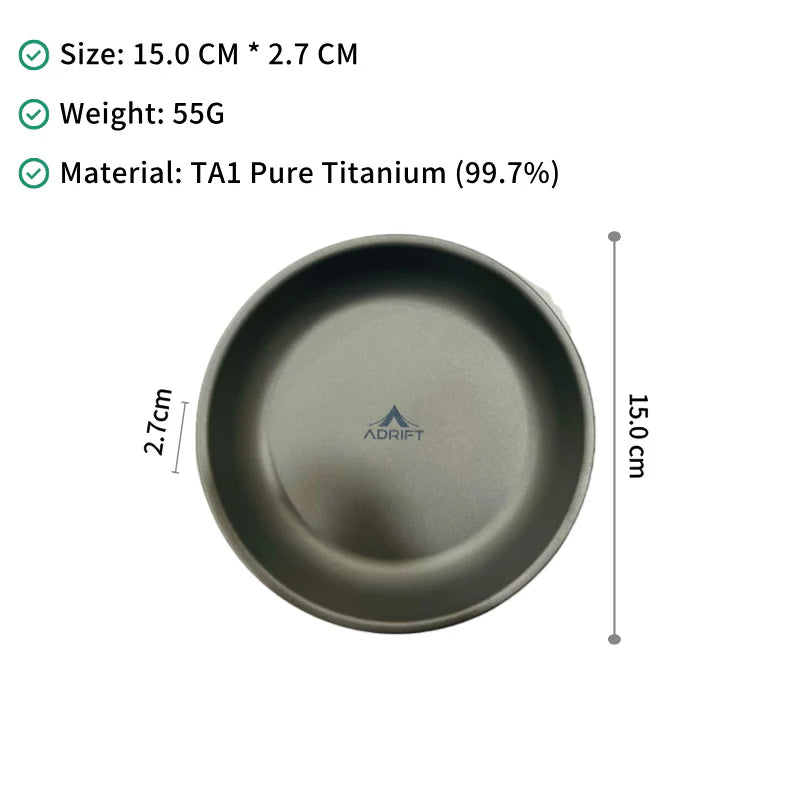 Ultralight Pure Titanium Plate