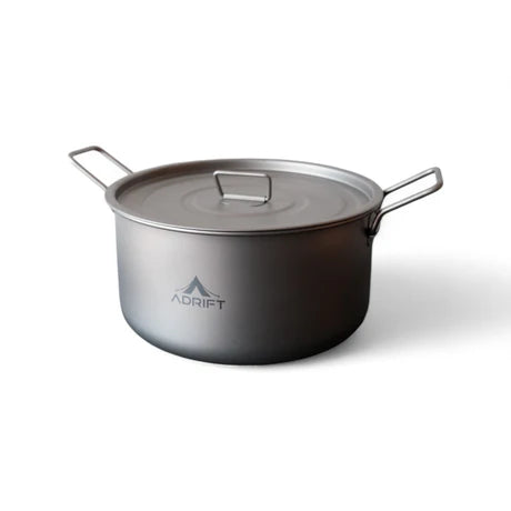 Ultralight Pure Titanium Pot with Lid 1.8 L