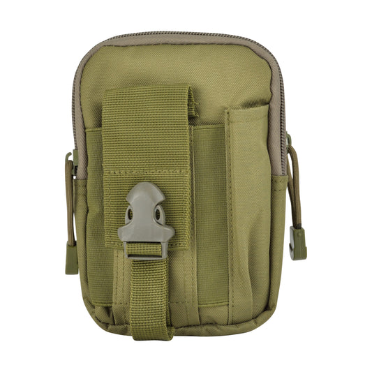 Green Outdoor Tactical Waist Bag 4.73"*6.97"/12*17.7cm