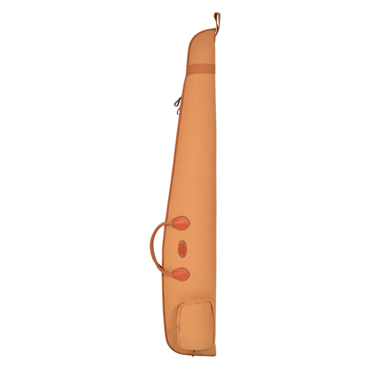Hunting Mesh Bag (Orange Canvas & Leather Shotgun Case 54.34"/138cm)