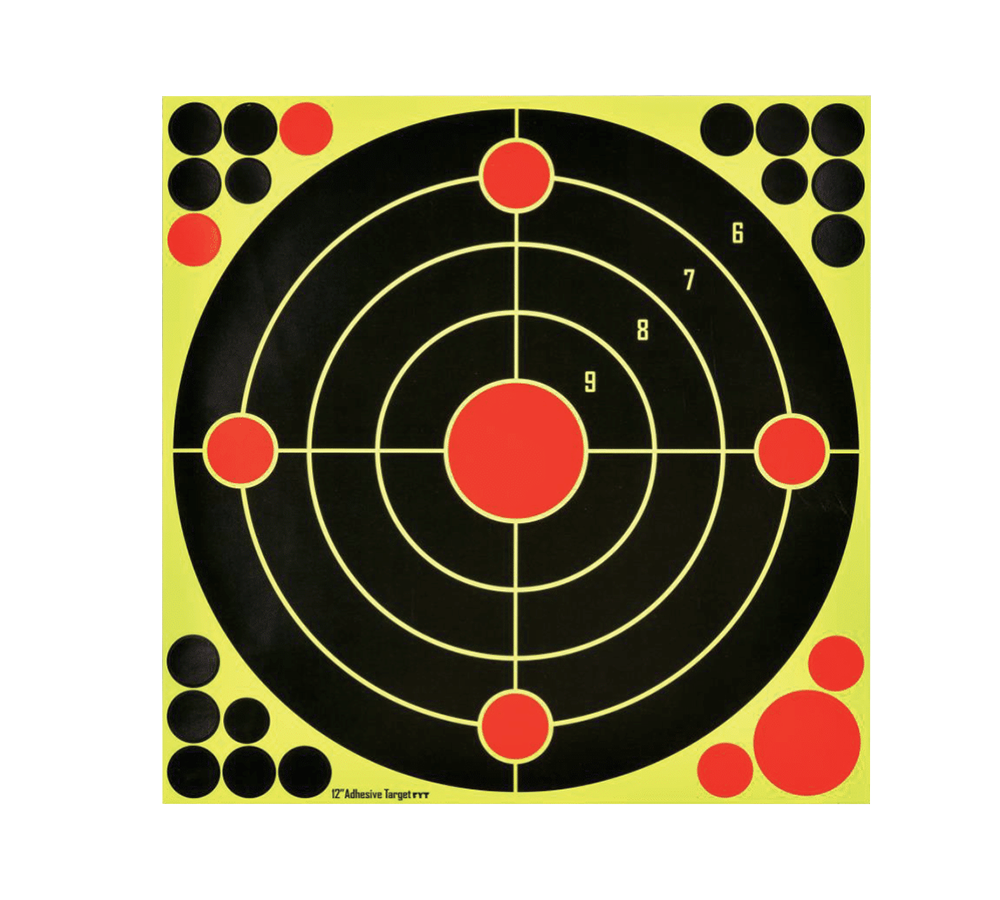 Target Ring File Splatter Adhesive Ring Targets with 1 Sticker (Pack of 10)